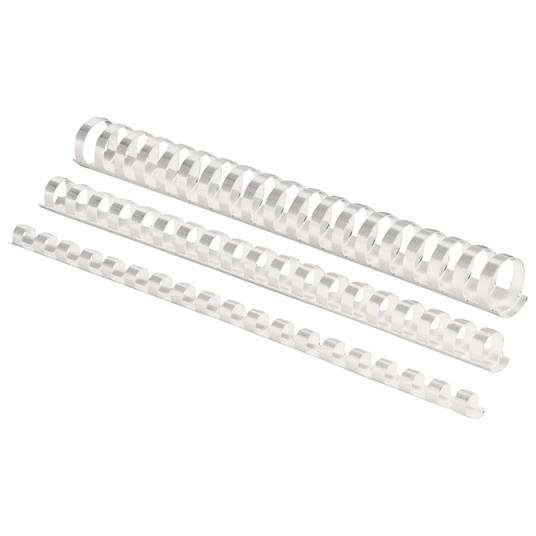 Spirale za plastično koričenje 10mm Bele