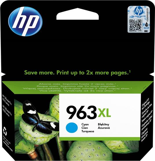 HP 963XL Plavi originalni kertridž za Officejet Pro 9010