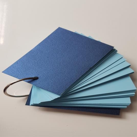 Kartice za učenje i lakše memorisanje plave boje (Study Cards)
