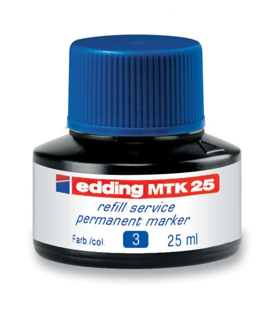 Refil za markere E-MTK 25, 25ml Edding plava