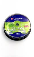 CD-RW 700 MB Verbatim 1/10 Prazan