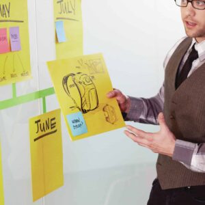 Post-it Super Sticky BIG Notes 28x28 cm, BN11, 30 listova žuta 3M - Image 1