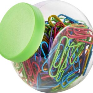 Spajalice u boji 26 mm u teglici 1/200 zaobljene Alco - Image 1