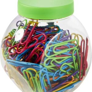 Spajalice u boji 26 mm u teglici 1/200 zaobljene Alco - Image 2