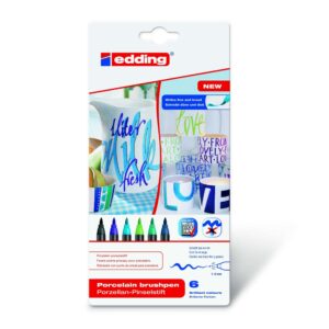 Markeri za porcelan E-4200 1-4mm 1/6, tople boje Edding - Image 1