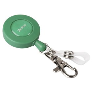 Sajla Yo-Yo za ID kartice 60cm sa kukicom i zatvaračem, 1/10 zelena Tarifold - Image 1