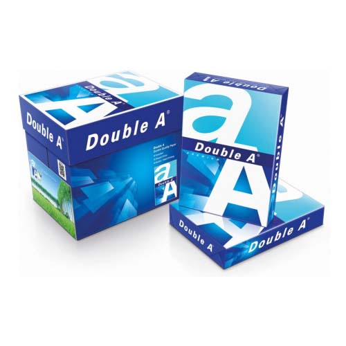 Double A vrhunski fotokopir papir, debljine 80g, u najboljoj klasi papira. Pakovan u plavoj kutiji sa belim ispisanim Double A.