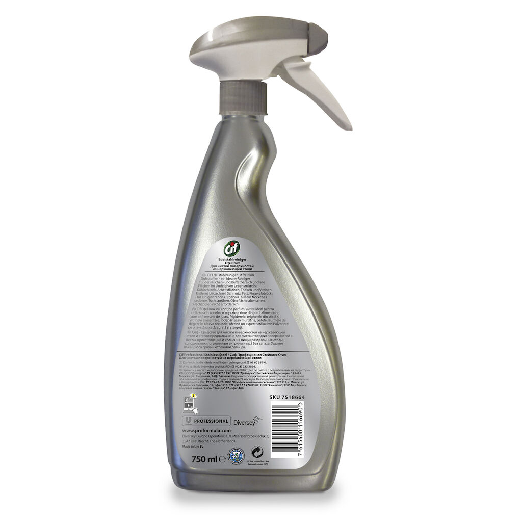 cif Pro Formula Stainless Steel back