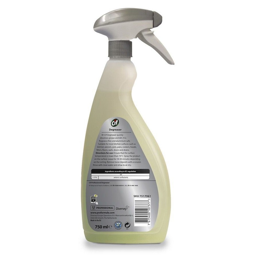 CifProfessional Power Cleaner Degreaser back